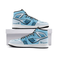 Glaceon Pokemon Mid 1" Basketball Shoes