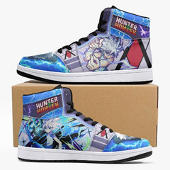 Godspeed Killua Hunter X Hunter Mid 1 Basketball Shoes for Kids