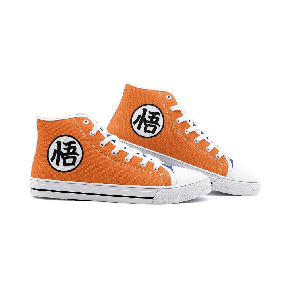 Goku Dragon Ball Z Classic High Top Canvas Shoes