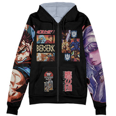 Golden Age Berserk Streetwear Zip Hoodie Jacket