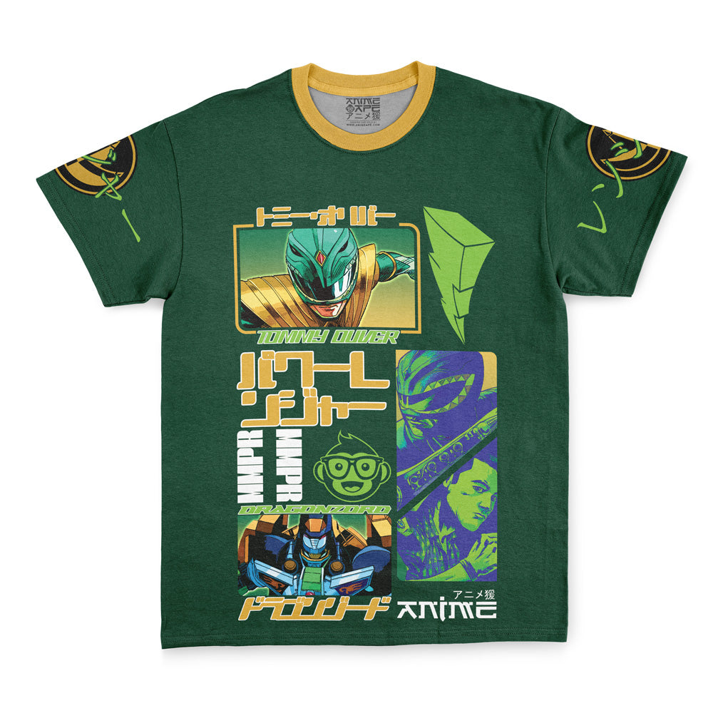 Green Ranger Mighty Morphin Power Rangers Streetwear T-Shirt