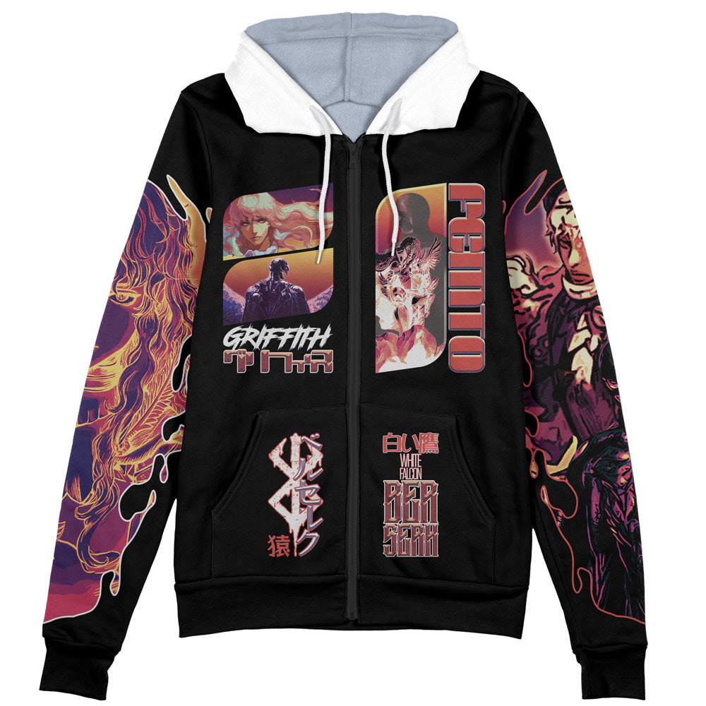 Griffith V2 Berserk Streetwear Zip Hoodie Jacket