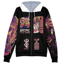 Griffith V2 Berserk Streetwear Zip Hoodie Jacket