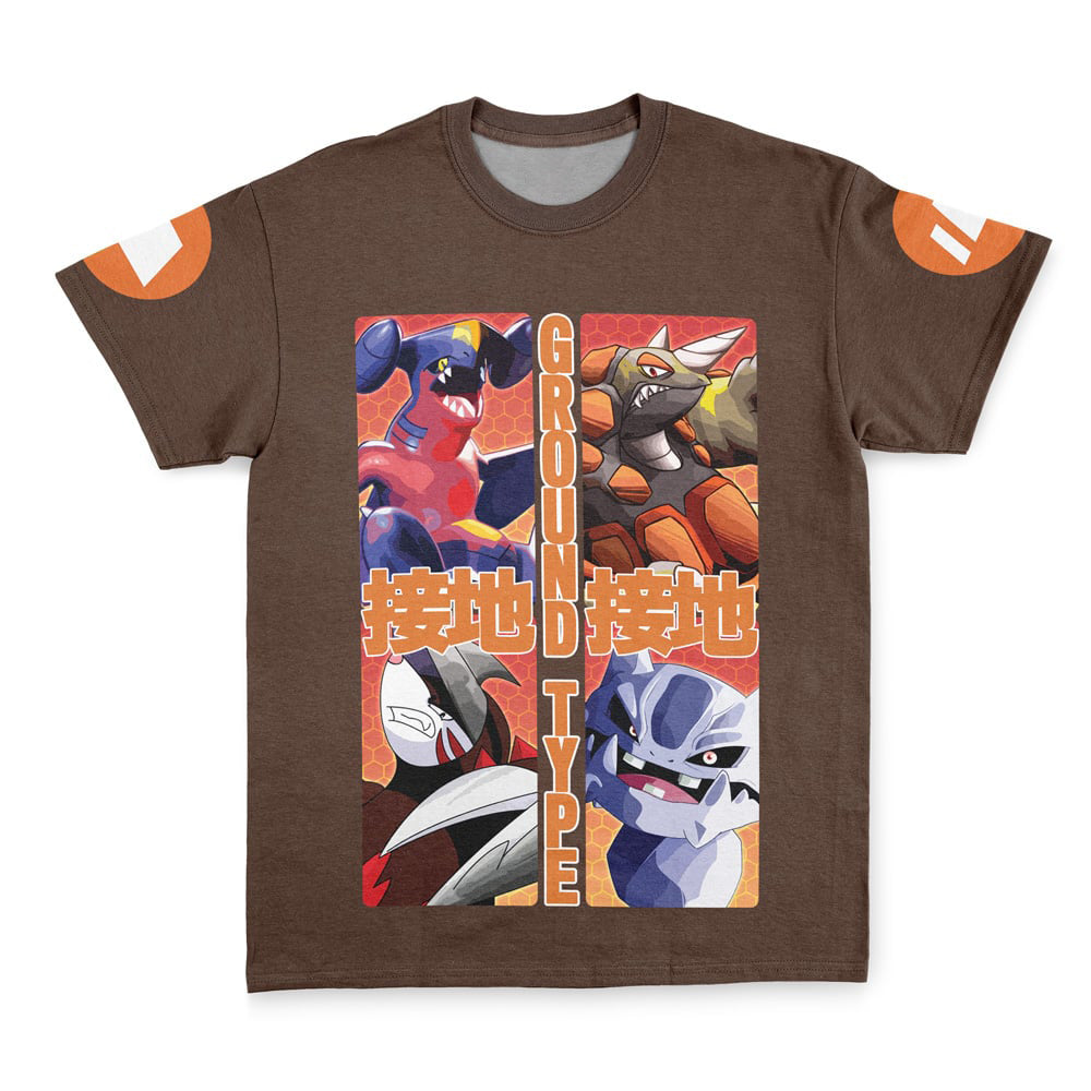 Ground Type Pokemon Streetwear T-Shirt