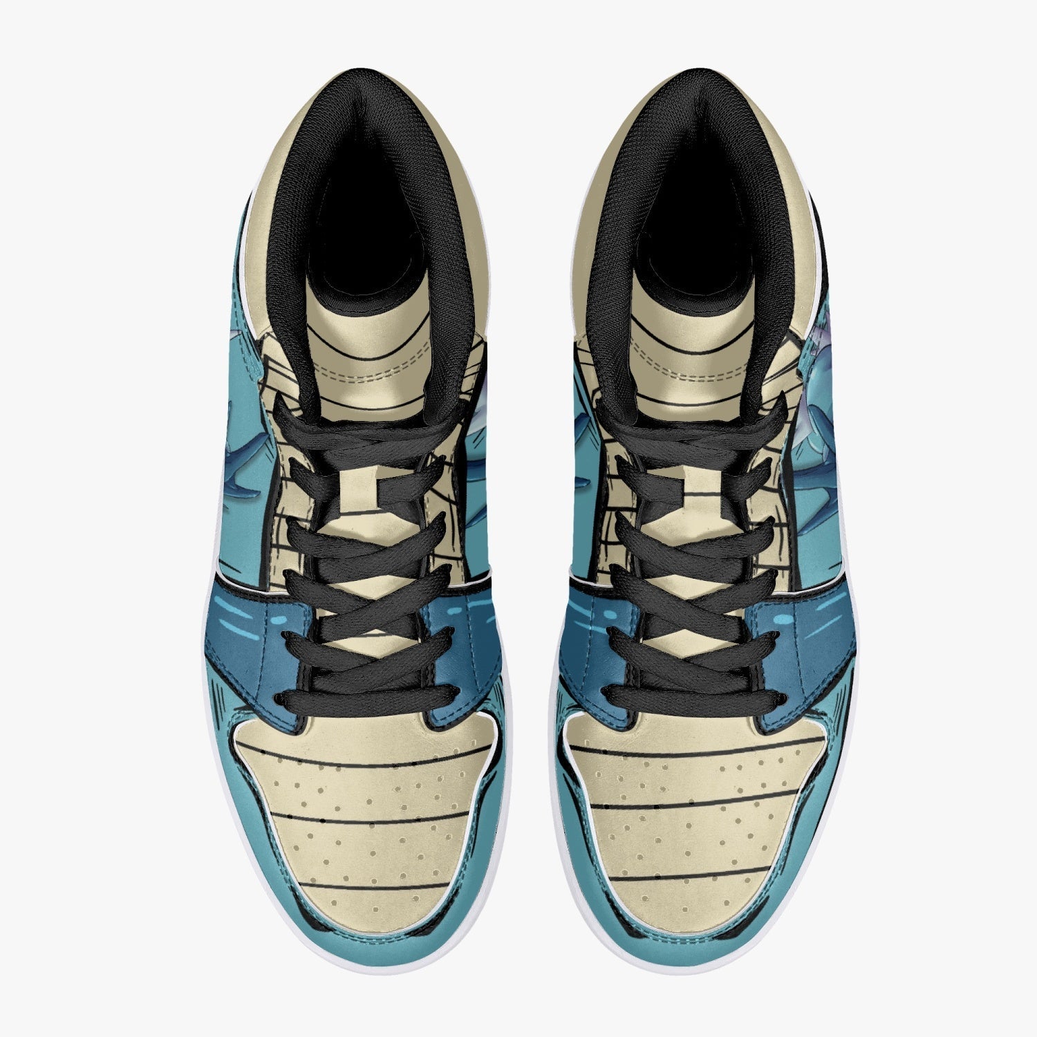 Gyarados Pokemon Mid 1 Basketball Shoes