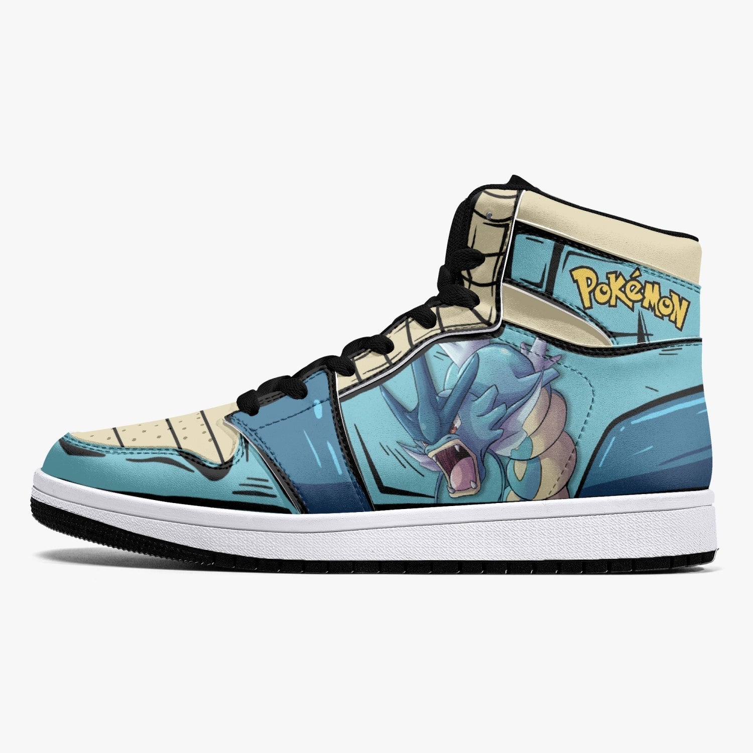 Gyarados Pokemon Mid 1 Basketball Shoes