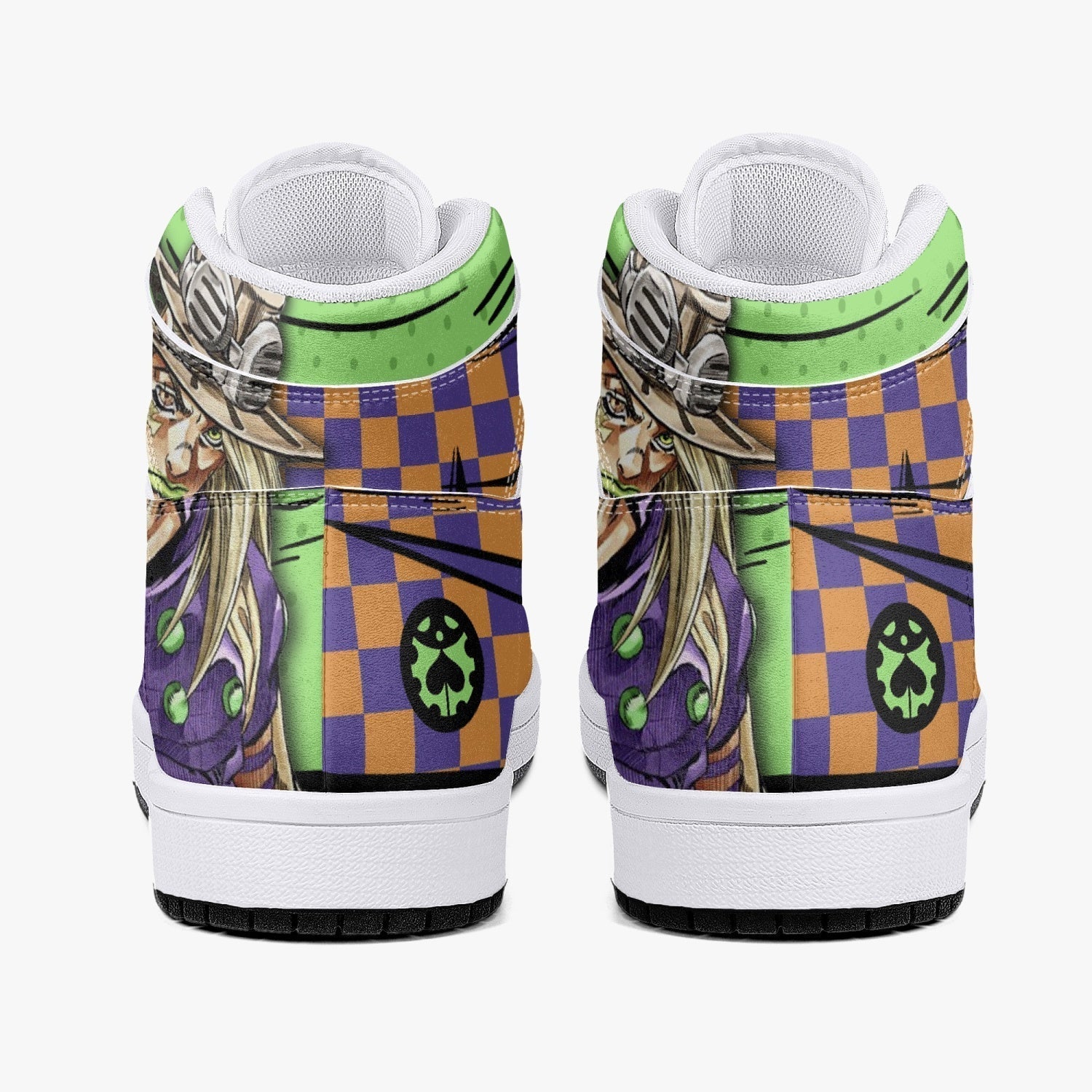 Gyro Zeppeli JoJo's Bizarre Adventure Mid 1 Basketball Shoes for Kids