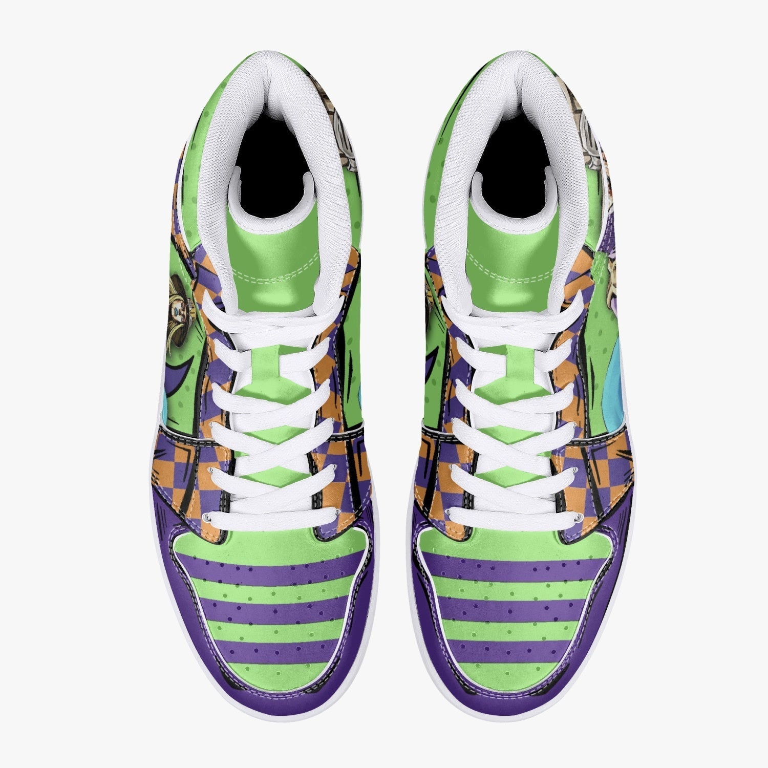 Gyro Zeppeli JoJo's Bizarre Adventure Mid 1 Basketball Shoes for Kids