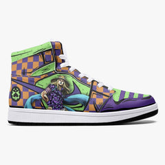 Gyro Zeppeli JoJo's Bizarre Adventure Mid 1 Basketball Shoes for Kids