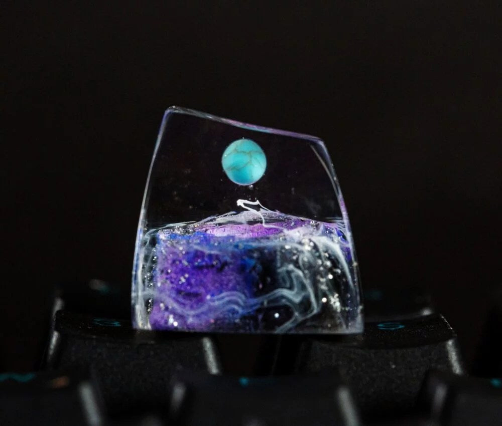 Universe Earth Resin Keycap - Hirosart