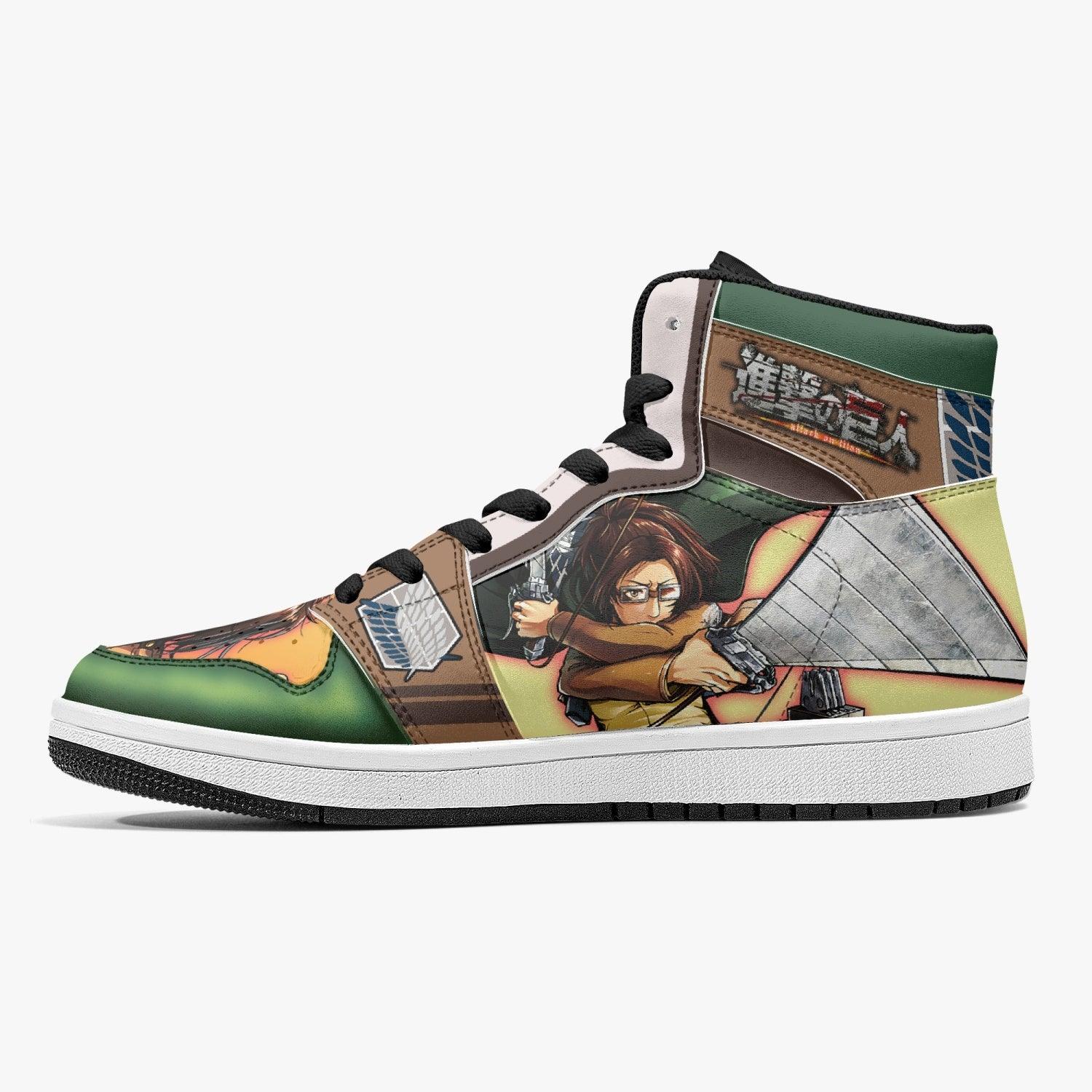 Hange Zoe Shingeki no Kyojin Mid 1 Basketball Shoes