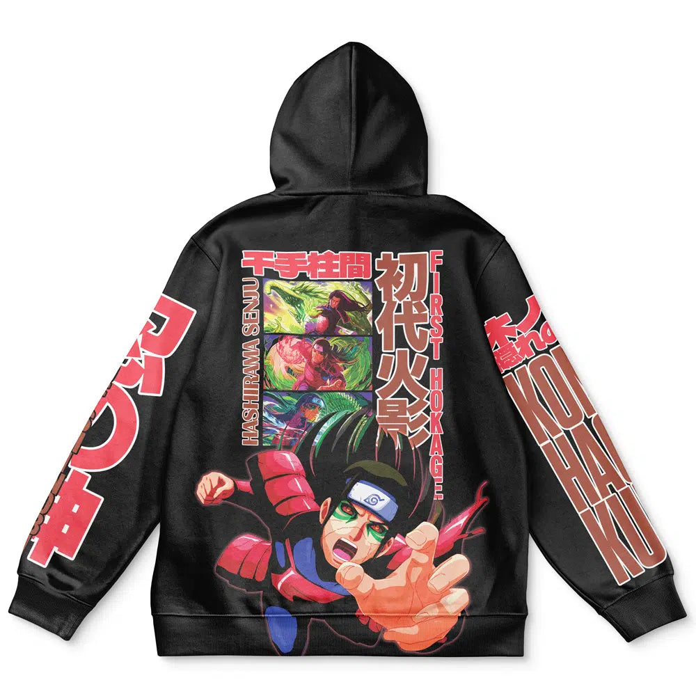 Hashirama Senju V2 Naruto Streetwear Hoodie