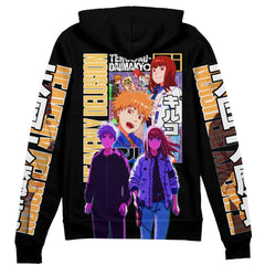 Heavenly Delusion" Streetwear Zip Hoodie Jacket