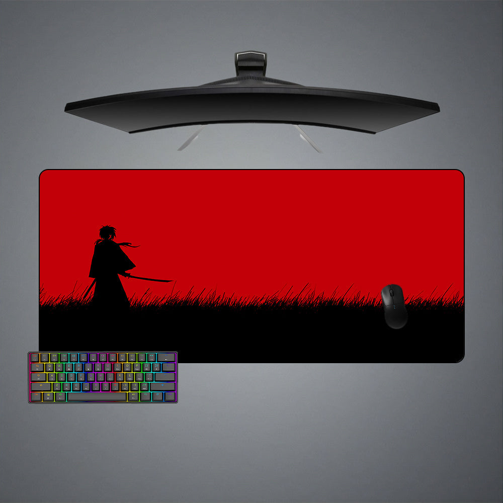 Himura Kenshin Design M-XXL Size Gaming Mouse Pad, Computer Desk Mat