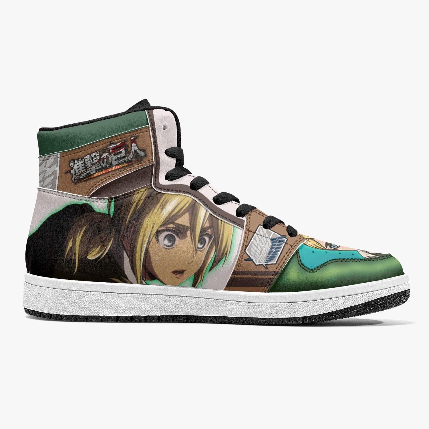 Historia Reiss Attack on Titan Mid 1 Basketball Shoes for Kids