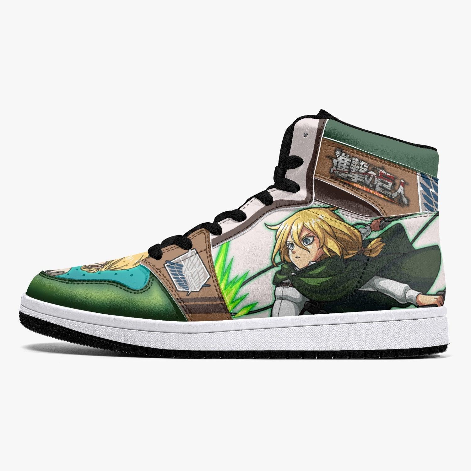 Historia Reiss Attack on Titan Mid 1 Basketball Shoes for Kids