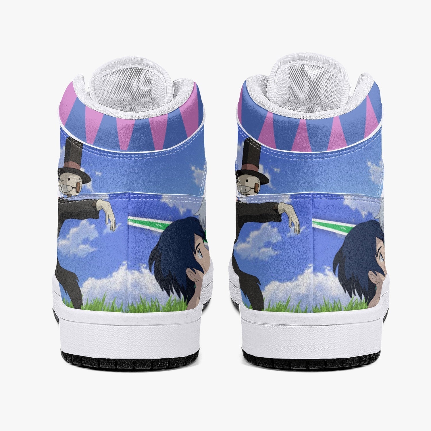 Howl and Sophie Howl's Moving Castle V2 Mid 1 Basketball Shoes