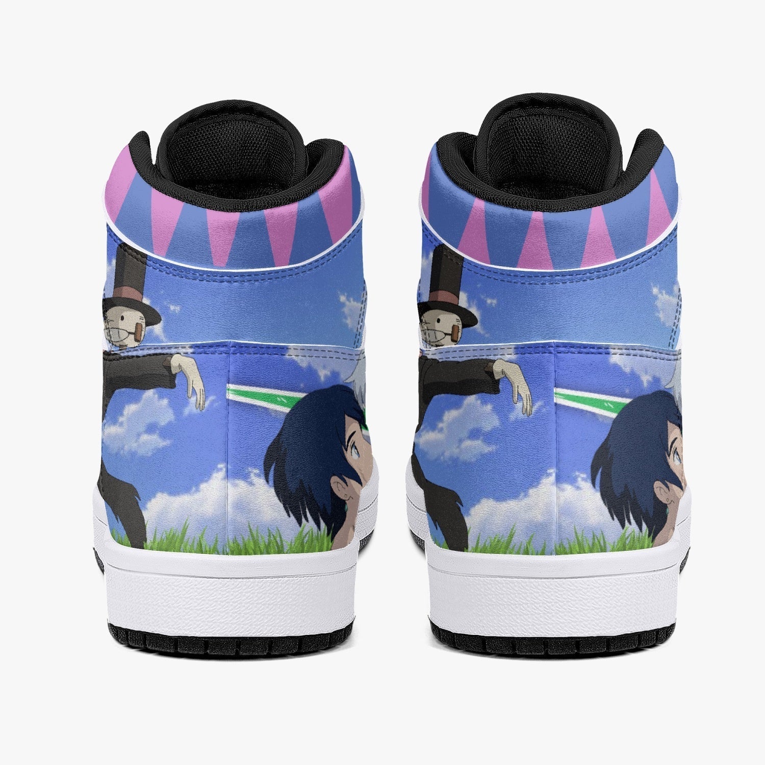 Howl and Sophie Howl's Moving Castle V2 Mid 1 Basketball Shoes