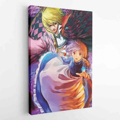 Howls Moving Castle Studio Ghibli Canvas Print Wall Art - Nysekai