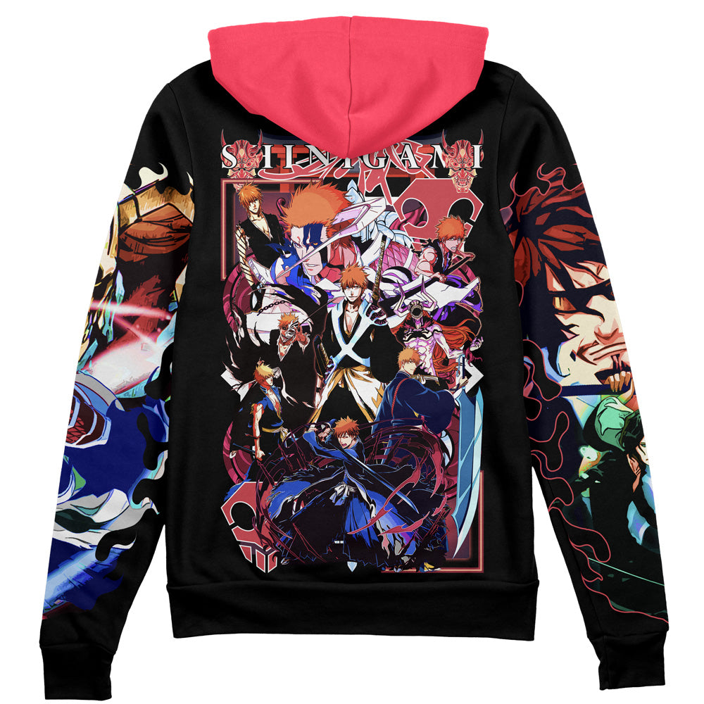Kurosaki Ichigo V4 Bleach Streetwear Zip Hoodie Jacket