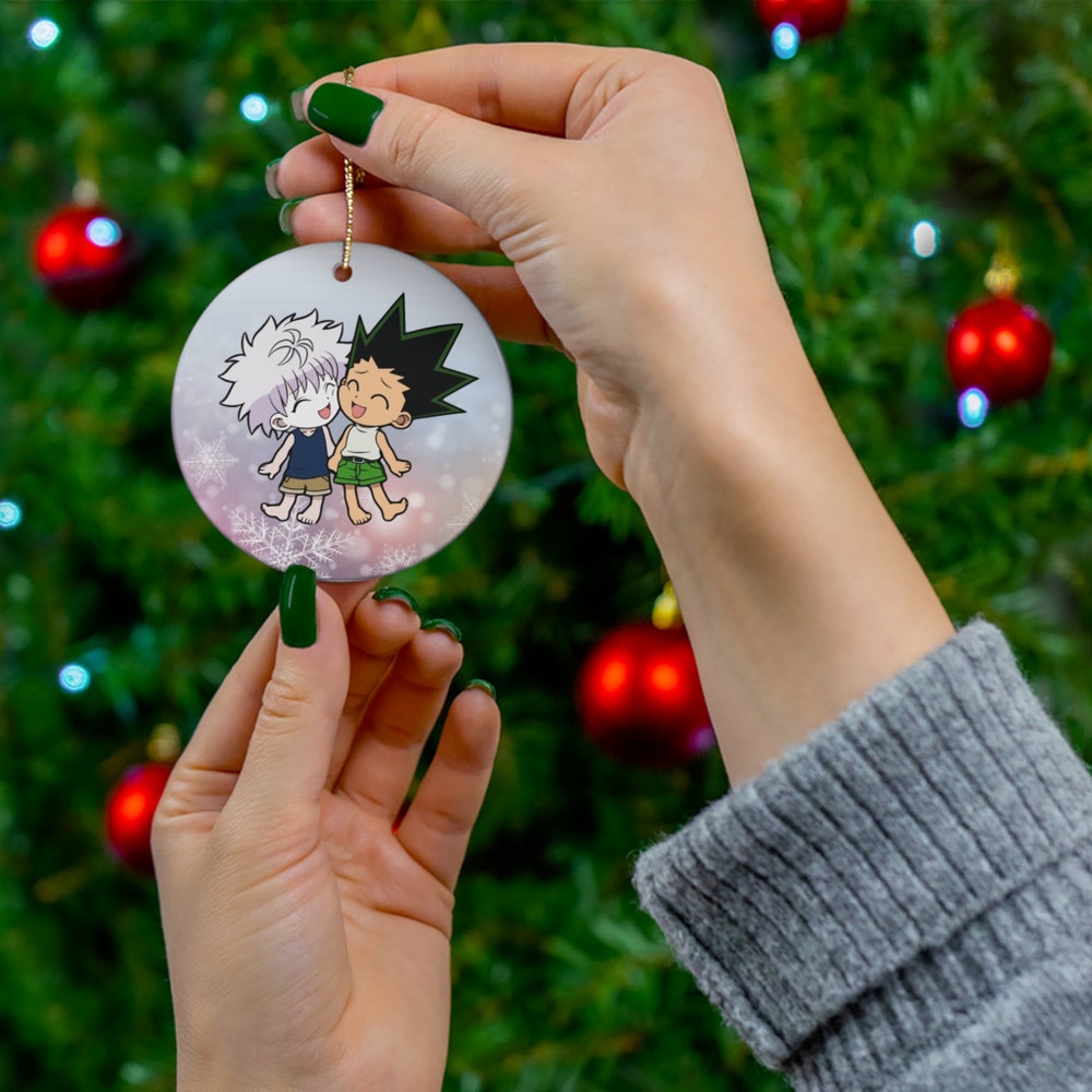 Anime Hunter x Hunter friends holiday Ornament | Anime Ornaments