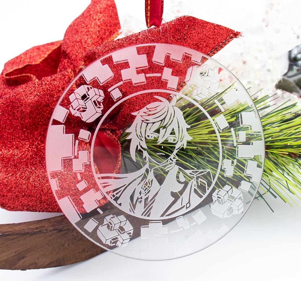 Zhongli Genshin Impact Christmas Ornament | Anime Ornaments