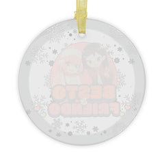 Anime Ornament: Best Friends Glass Decoration Ornament | Anime Ornaments