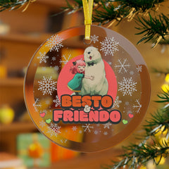 Anime Ornament: Best Friends Glass Decoration Ornament | Anime Ornaments