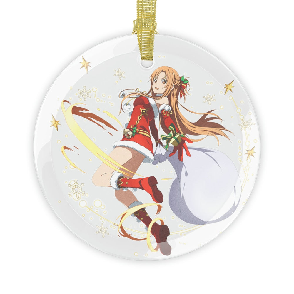 Anime Glass Ornament SAO Asuna Ornament | Anime Ornaments