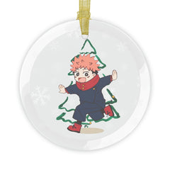 Anime Itadori Christmas - Exquisite Glass Decoration Ornament | Anime Ornaments