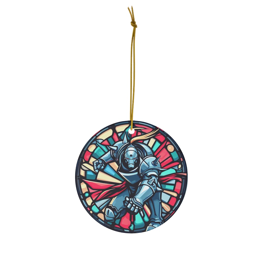 Alchemical Symphony: Anime-Inspired Stained Suncatcher Ornament | Anime Ornaments