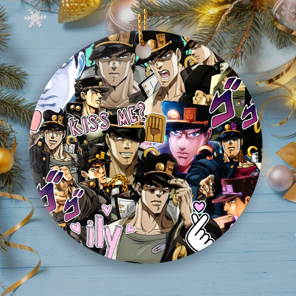 JoJo Family Bizarre Gift for Friends Ornament | Anime Ornaments