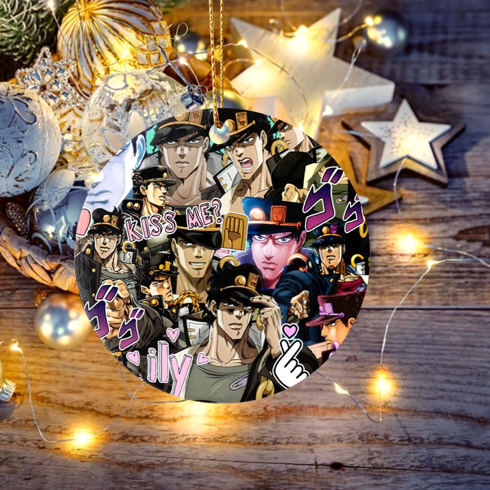 JoJo Family Bizarre Gift for Friends Ornament | Anime Ornaments