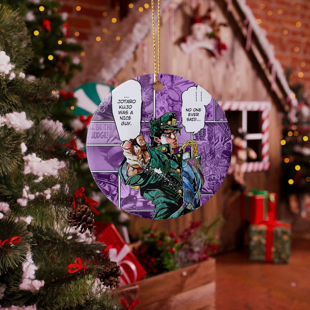 Jojos X-mas Bizarre Decor Adventure Gift Ornament | Anime Ornaments