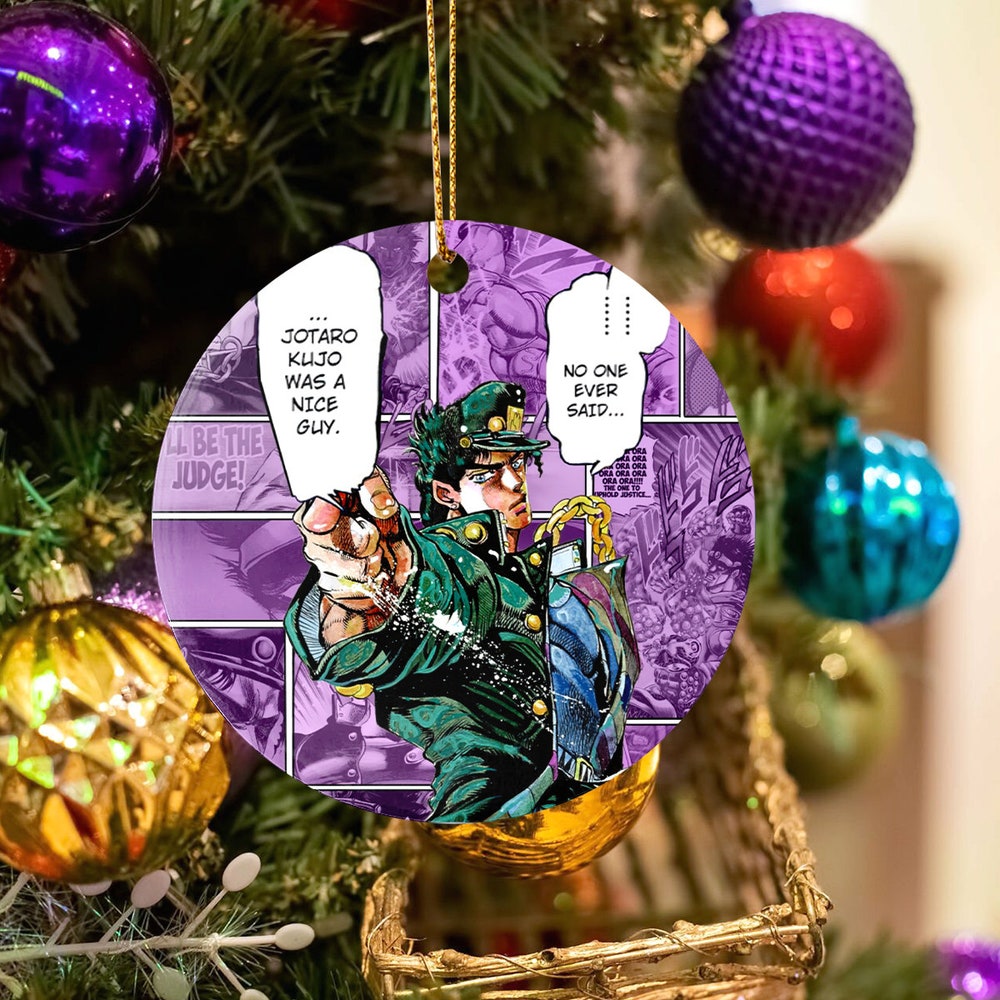 Jojos X-mas Bizarre Decor Adventure Gift Ornament | Anime Ornaments