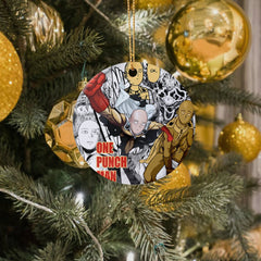 One X-mas Birthday Punch Family Ornament | Anime Ornaments