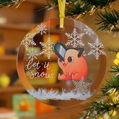 Anime Ornament Festive Glass Ornament | Anime Ornaments