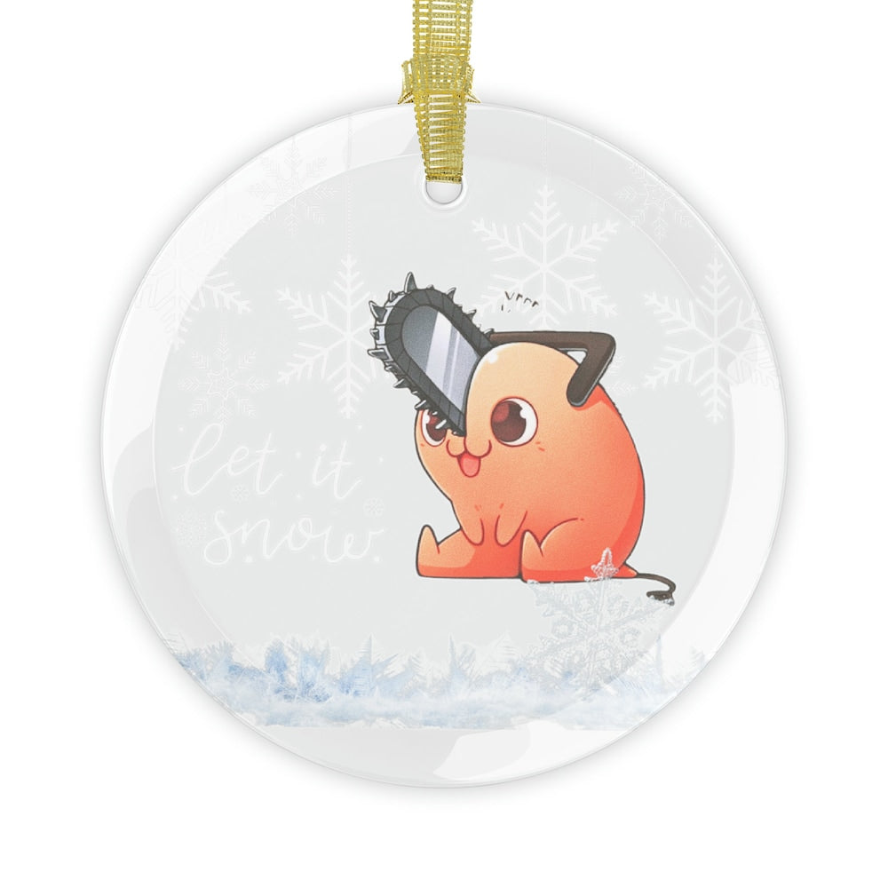 Anime Ornament Festive Glass Ornament | Anime Ornaments