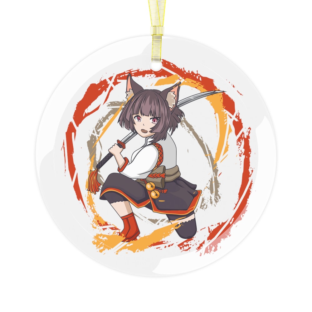 Anime Furry Anime Samurai Anime Cat Anime Ornament | Anime Ornaments