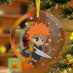 Ichigo Christmas Ornament - Exquisite Glass Decoration Ornament | Anime Ornaments