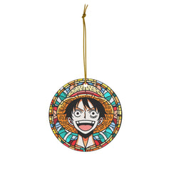 Anime Voyage Pendants: Pirate Captain Stained Suncatcher Ornament | Anime Ornaments