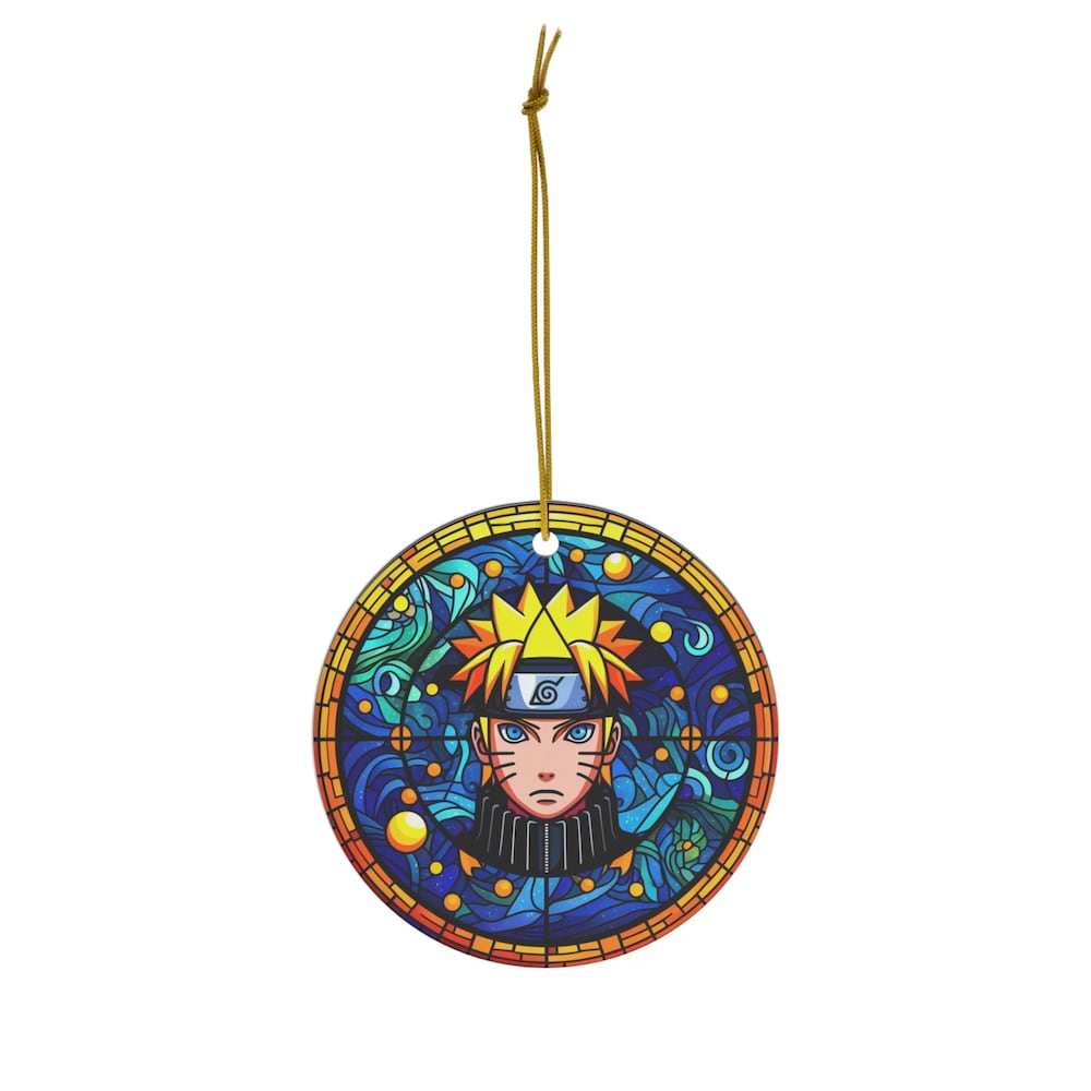 Anime Legacy Pendants: Ninja Stained Suncatcher Ornament | Anime Ornaments