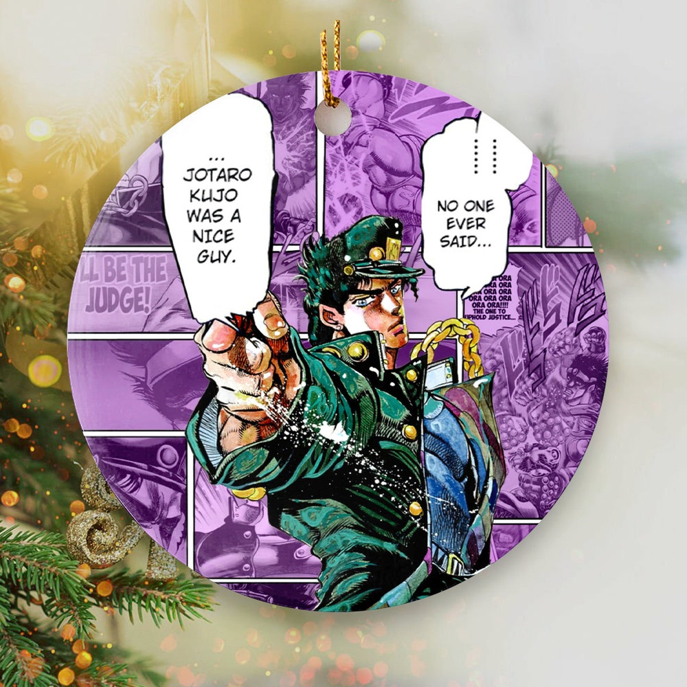 Jojos X-mas Bizarre Decor Adventure Gift Ornament | Anime Ornaments