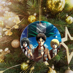 Attack Birthday Holiday On Decor Titan New Year Gift Ornament | Anime Ornaments