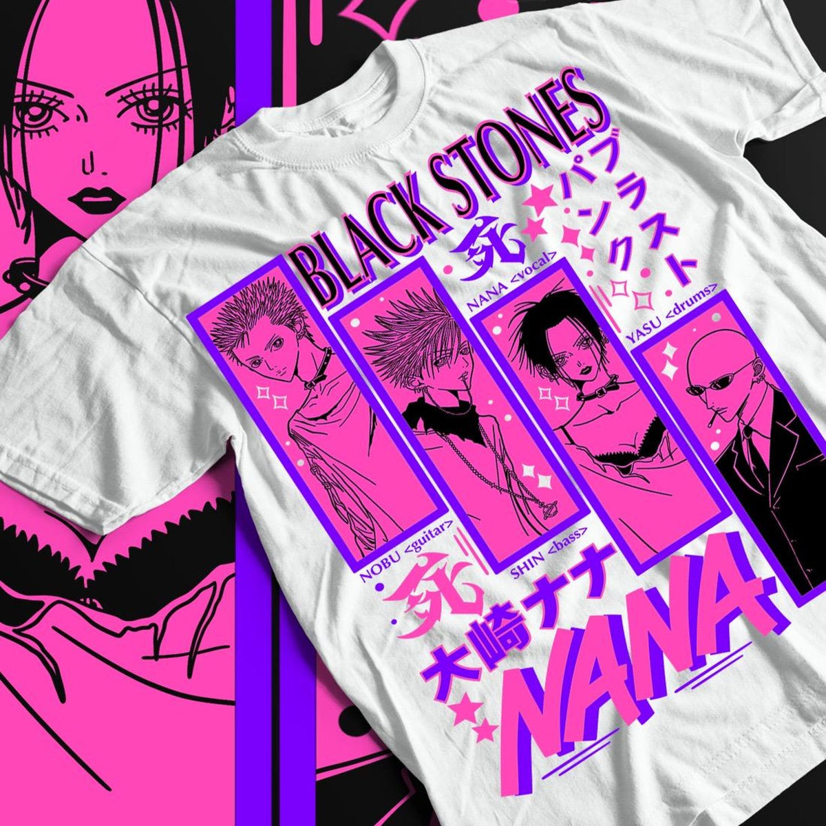 Nysekai  "Punk Rock Reverie" Nana  Unisex T-Shirt