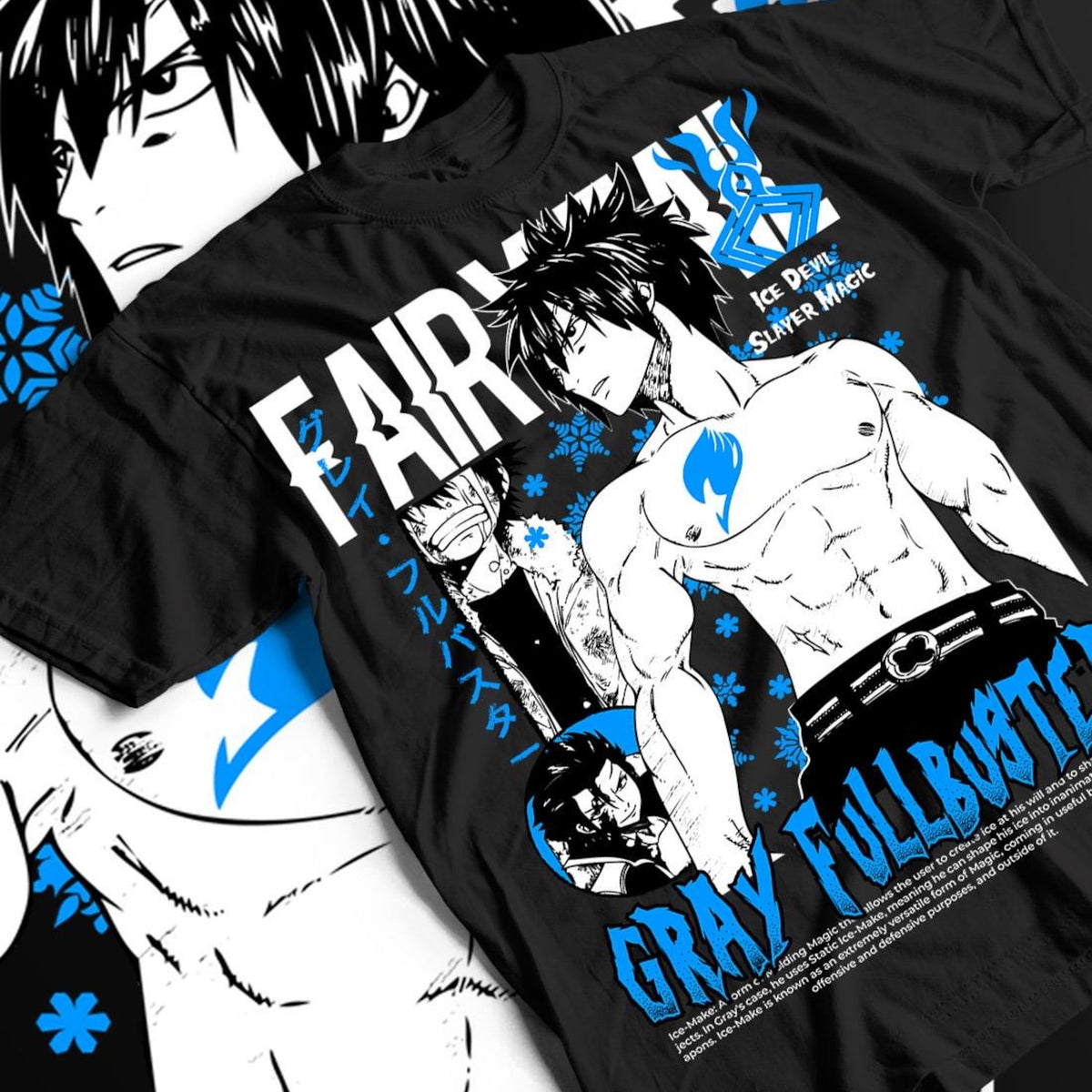 Nysekai  "Ice Devil Slayer Magic" Fairy Tail  Unisex T-Shirt