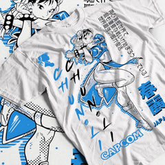 Nysekai  "The Blue Jade" Street Fighter  Unisex T-Shirt
