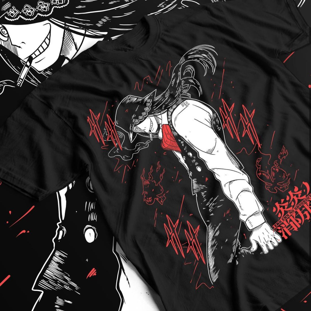 Nysekai  "The Joker Of Company 7" Fire Force  Unisex T-Shirt