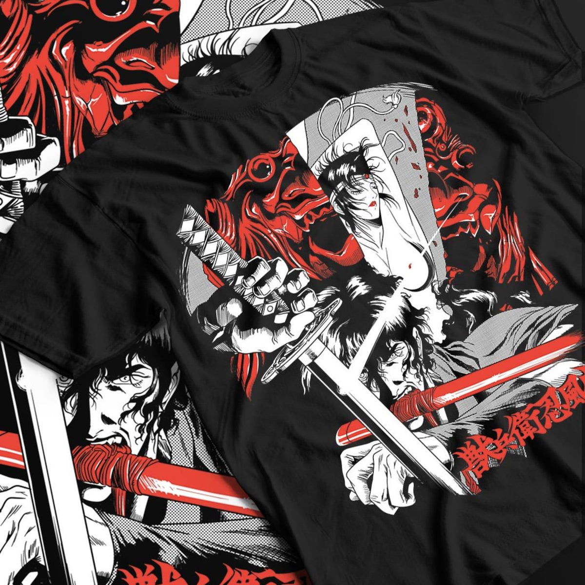 Nysekai  "The Blood-Stained Ronin" Ninja Scroll  Unisex T-Shirt