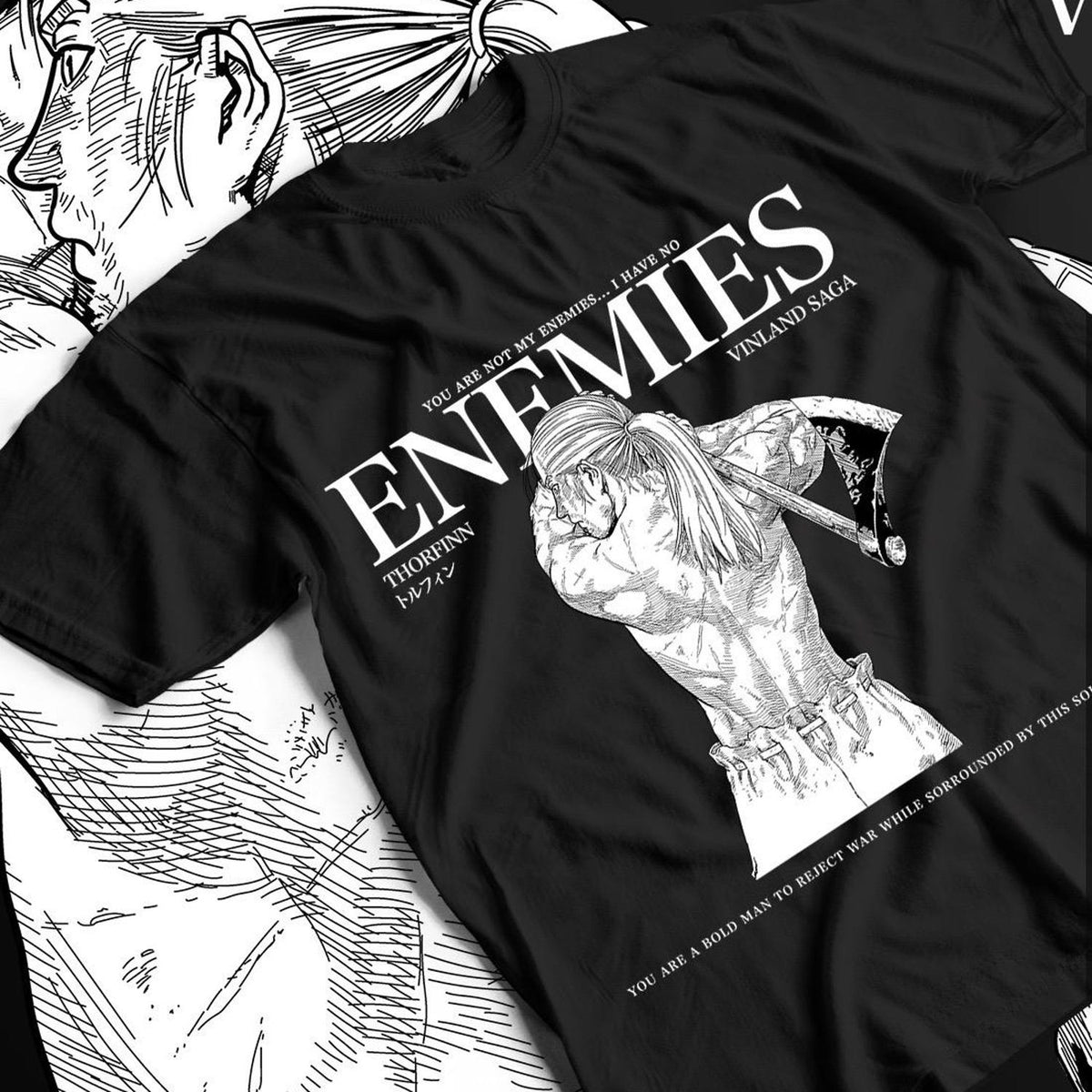 Nysekai  "I Have No Enemies" Vinland Saga  Unisex T-Shirt